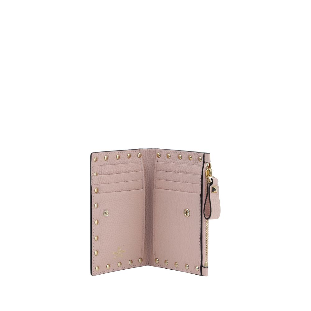 Portefeuille en cuir de veau multicolore Bos Taurus Valentino Garavani
