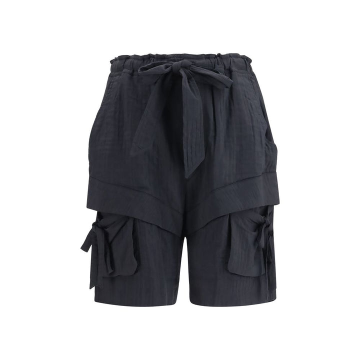 Isabel Marant Étoile Black Viscose Bermuda Shorts