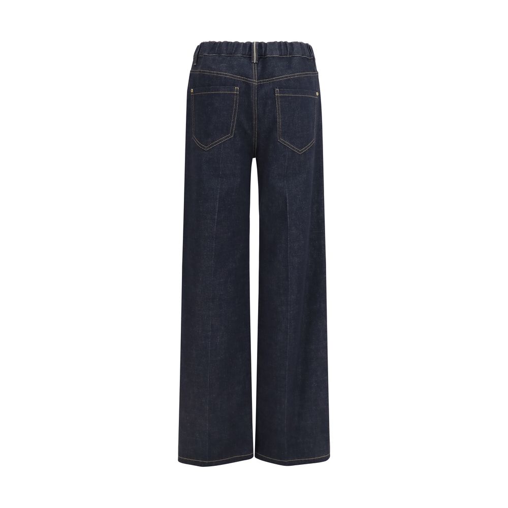 Vaqueros de algodón azul de Brunello Cucinelli