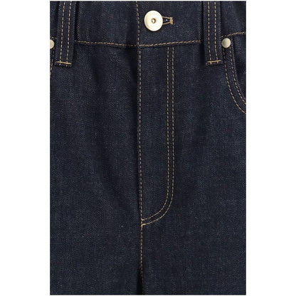 Vaqueros de algodón azul de Brunello Cucinelli