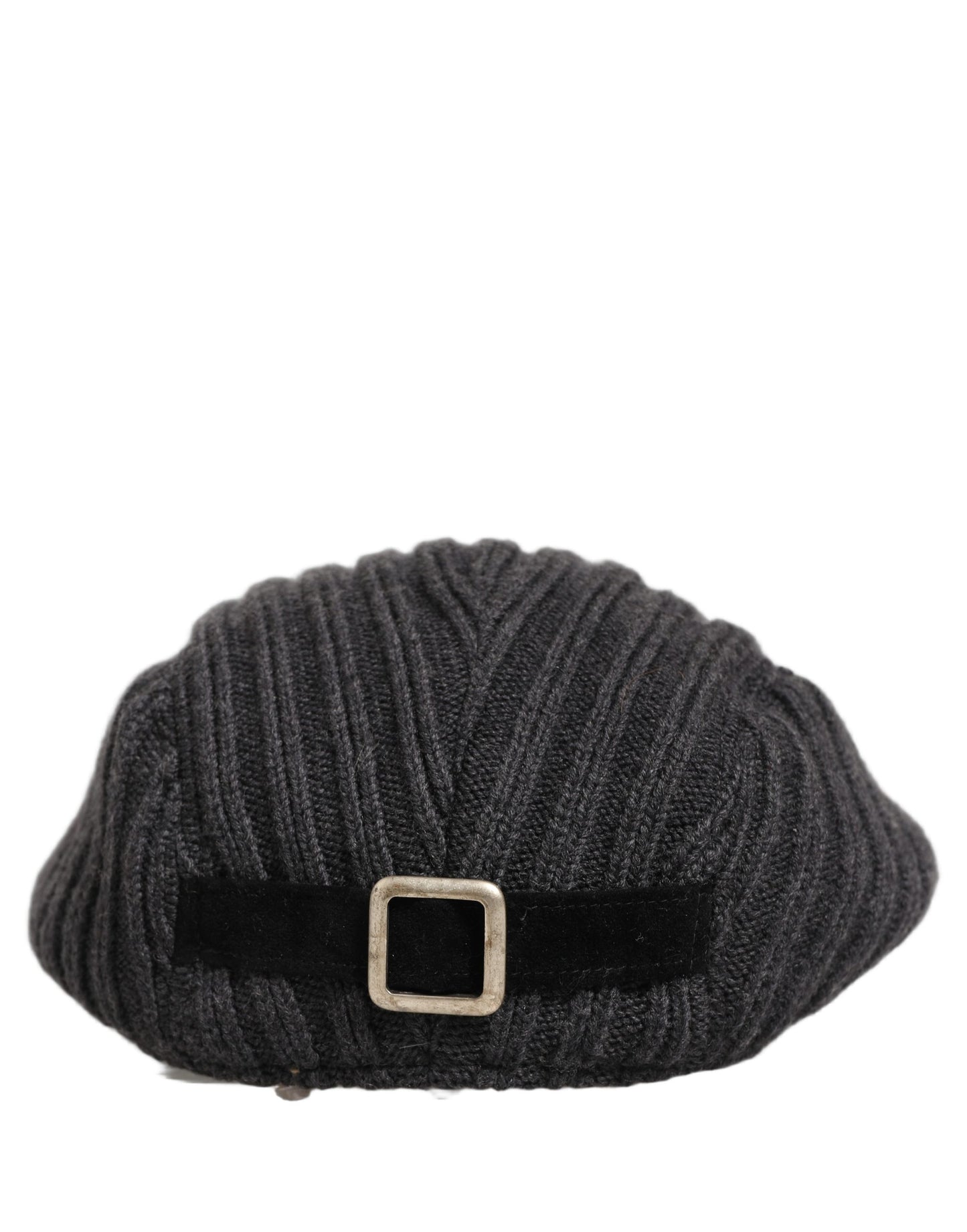Dolce & Gabbana Gorra de lana gris oscuro para hombre
