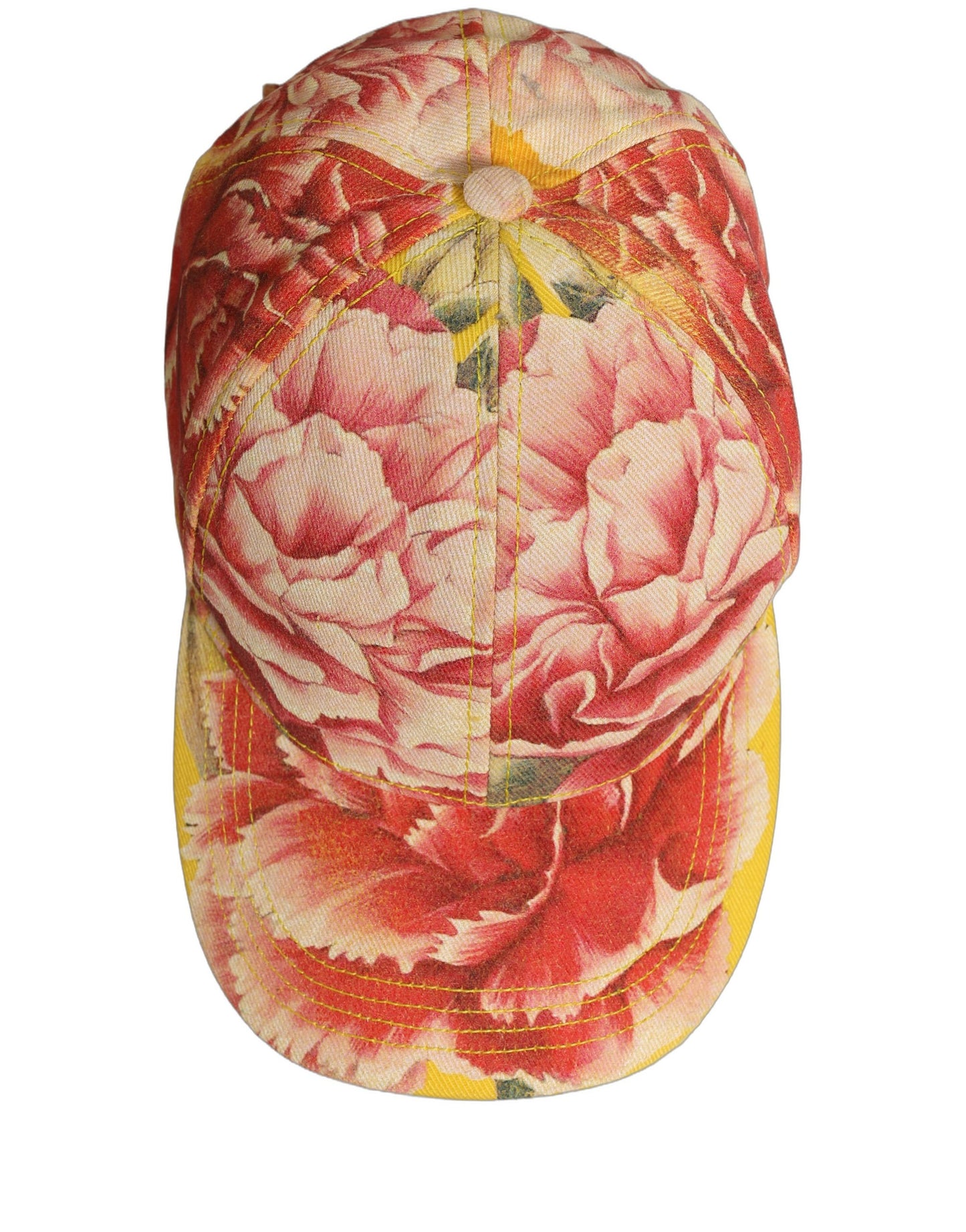 Gorra de béisbol Dolce & Gabbana de algodón multicolor con estampado floral para hombre