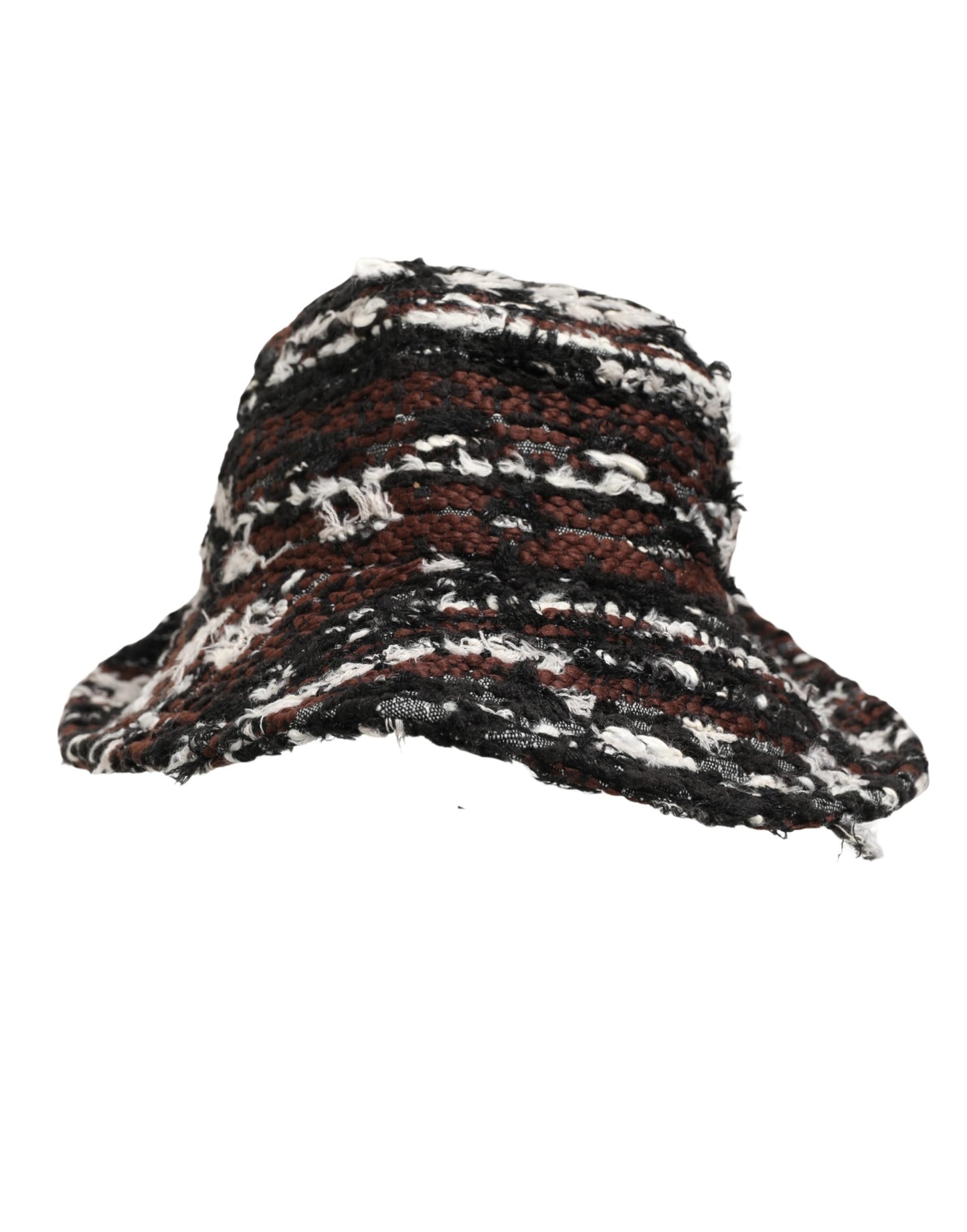 Sombrero Capello de cubo de tweed acrílico multicolor para mujer de Dolce & Gabbana