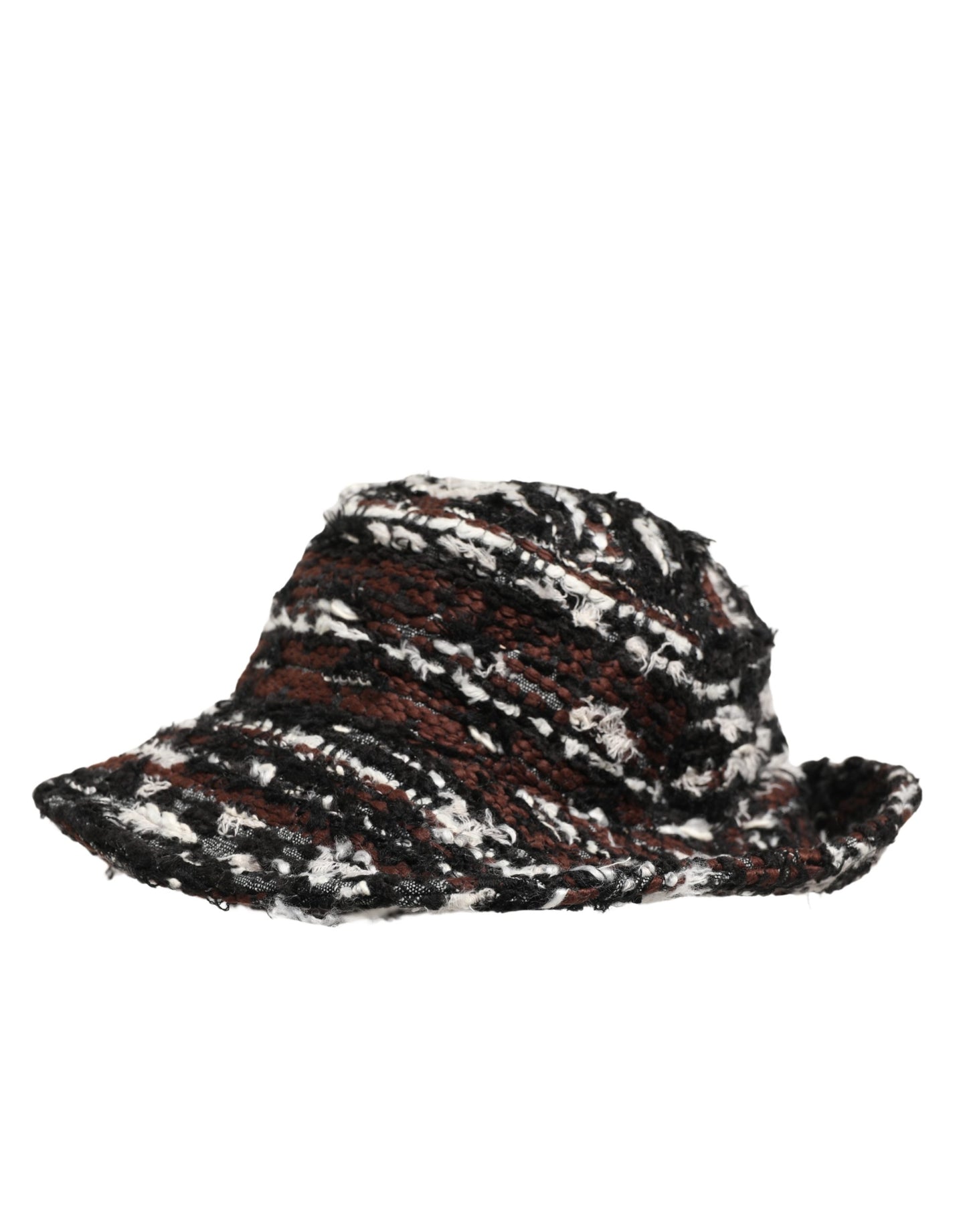 Sombrero Capello de cubo de tweed acrílico multicolor para mujer de Dolce & Gabbana