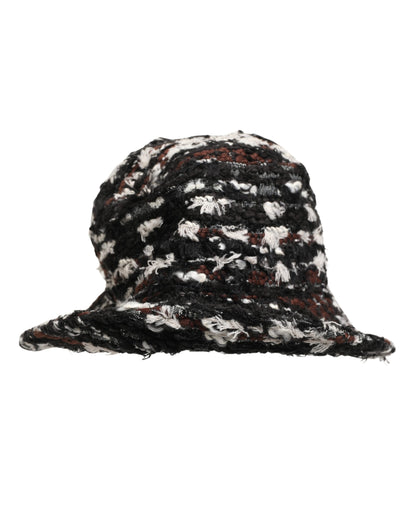 Sombrero Capello de cubo de tweed acrílico multicolor para mujer de Dolce & Gabbana