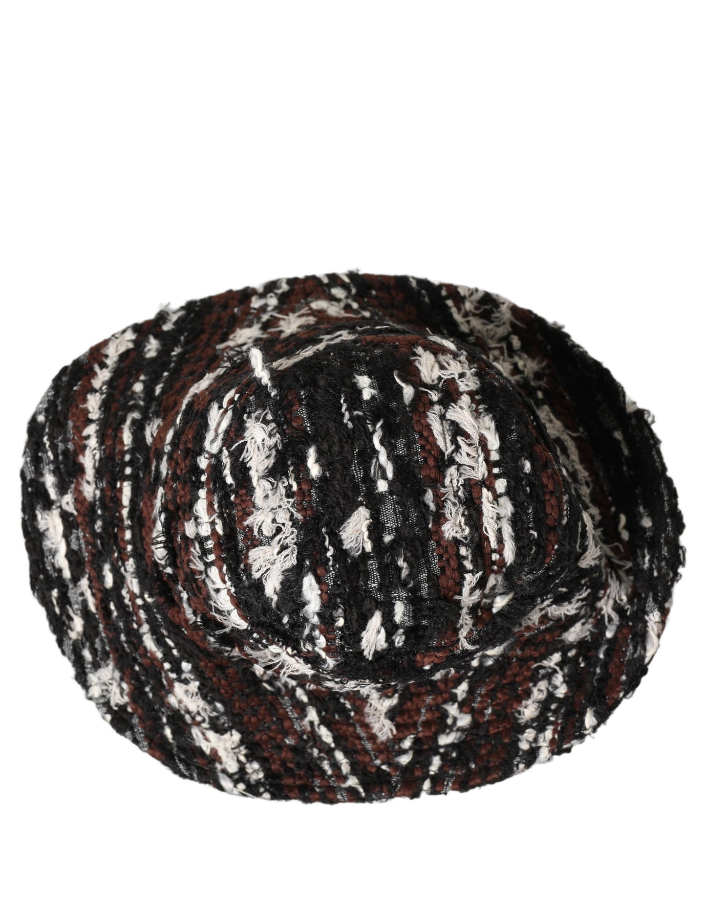 Sombrero Capello de cubo de tweed acrílico multicolor para mujer de Dolce & Gabbana