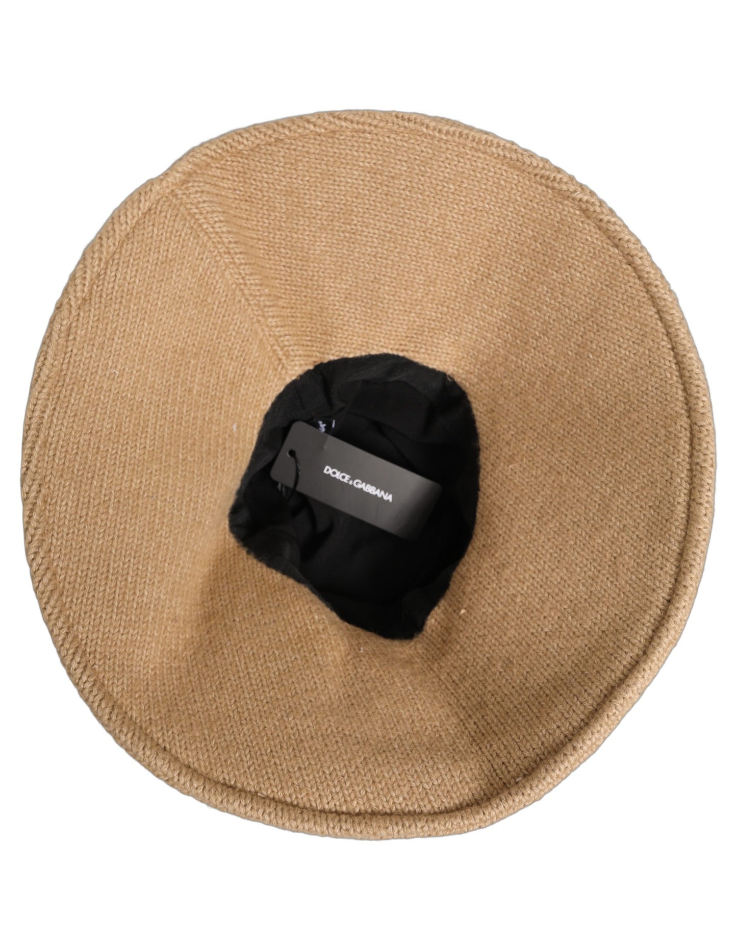 Dolce & Gabbana Gorro Sombrero Tipo Pescador de Algodón Marrón de Ala Ancha para Mujer