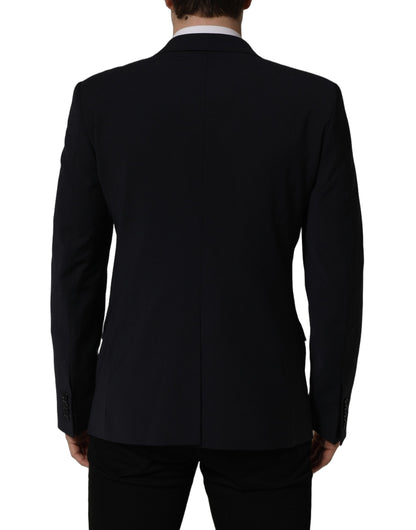 Blazer de lana negro de un solo botón para hombre Dolce & Gabbana