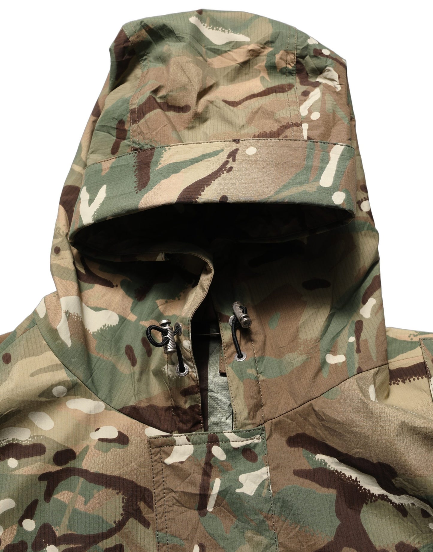 Chaqueta con capucha y estampado de camuflaje multicolor Dolce & Gabbana