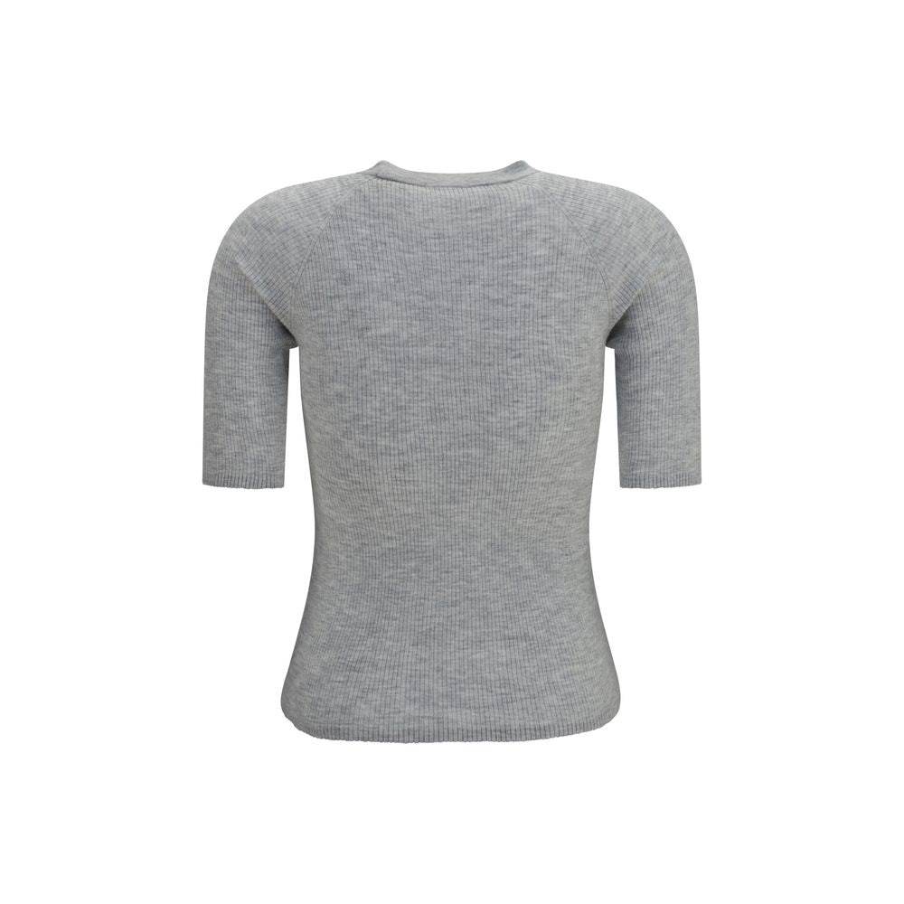 Sudadera Brunello Cucinelli gris de cachemir