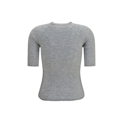 Sudadera Brunello Cucinelli gris de cachemir