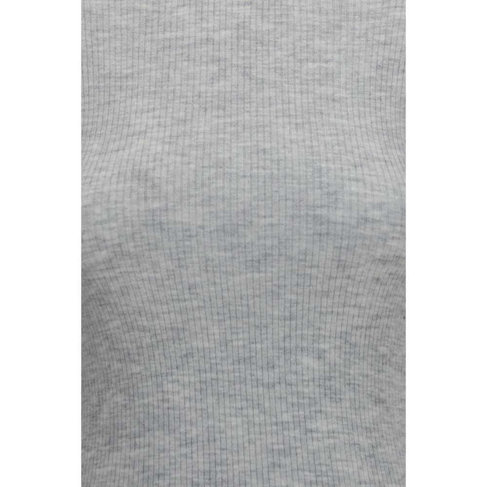 Sudadera Brunello Cucinelli gris de cachemir