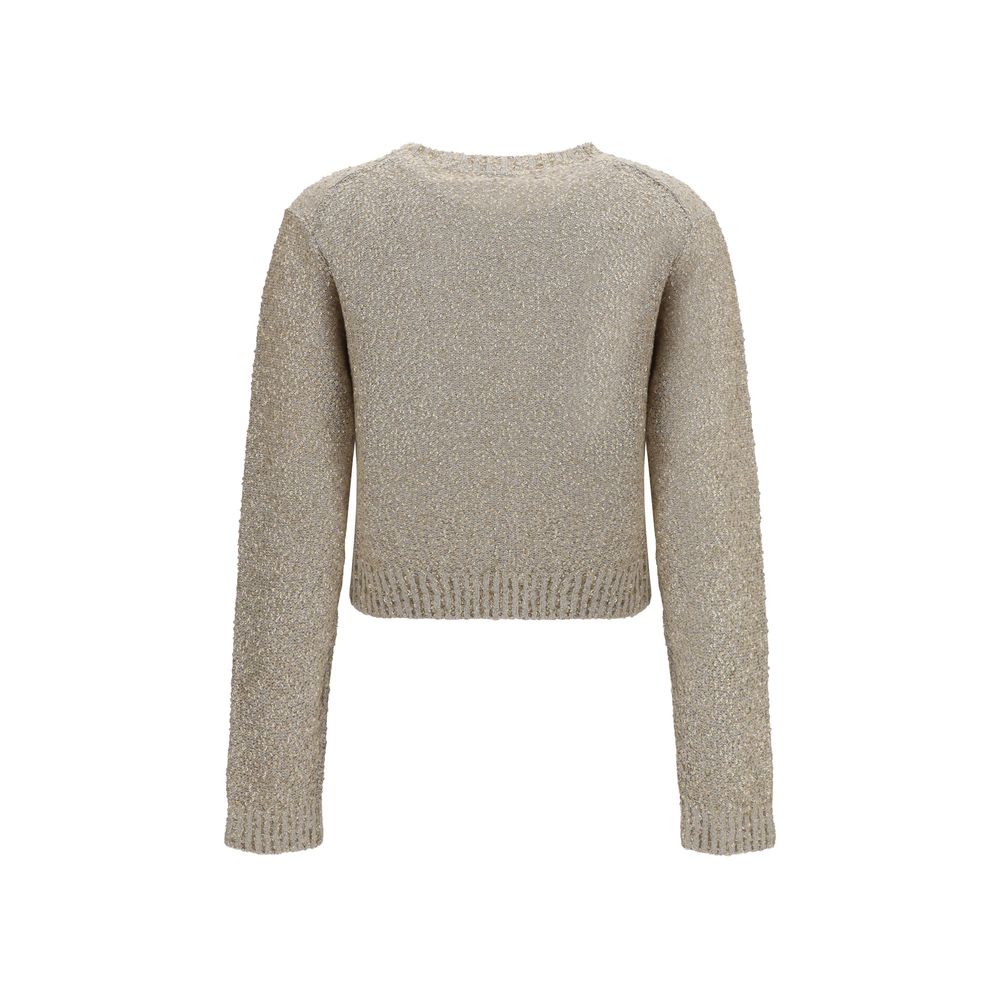 Sudadera Brunello Cucinelli de lino beige