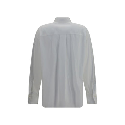 Chemise habillée en coton blanc Brunello Cucinelli