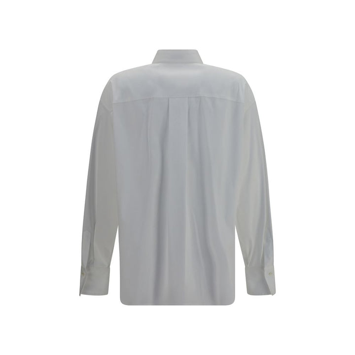 Camisa de vestir blanca de algodón Brunello Cucinelli