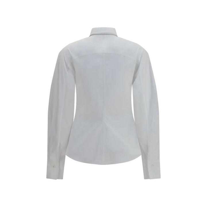 Camisa de vestir blanca de algodón Brunello Cucinelli