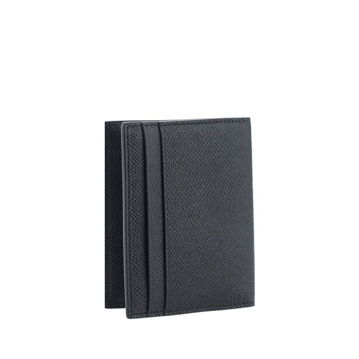 Cartera Ferragamo de piel de becerro negra Bos Taurus