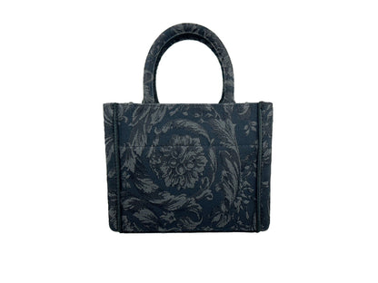 Bolso de compras 'Extra Small Athena' de Versace para mujer, en negro