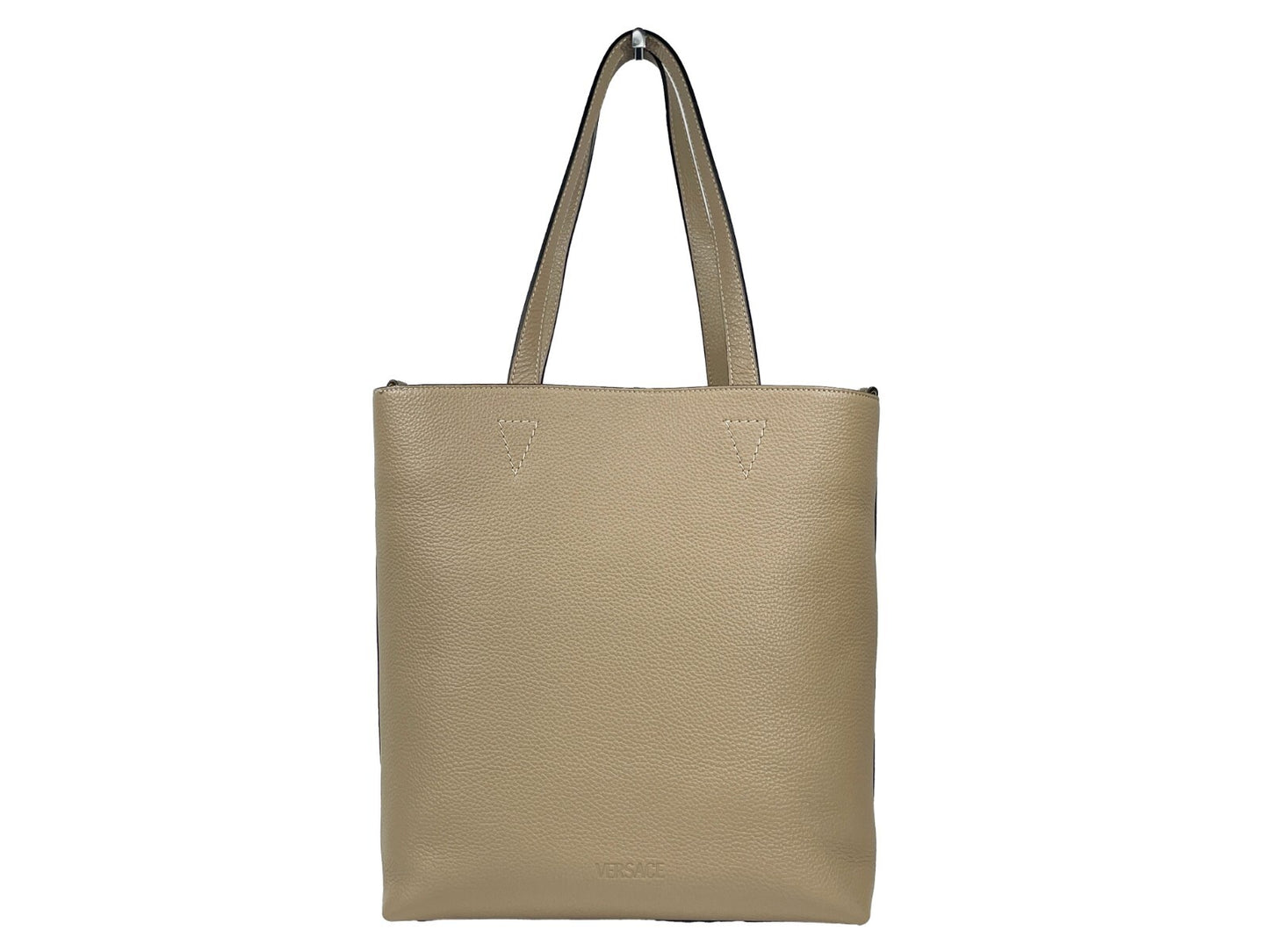 Grand sac cabas en cuir Medusa de Versace avec pochette