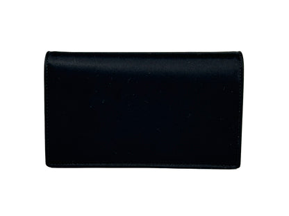 Cartera bandolera mini de cadena Versace negra