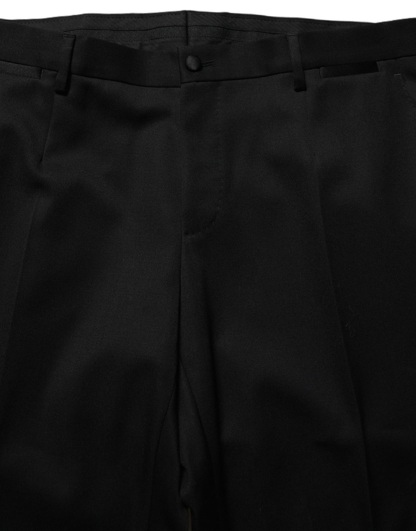 Traje de 2 piezas Dolce & Gabbana negro con adornos de cristal