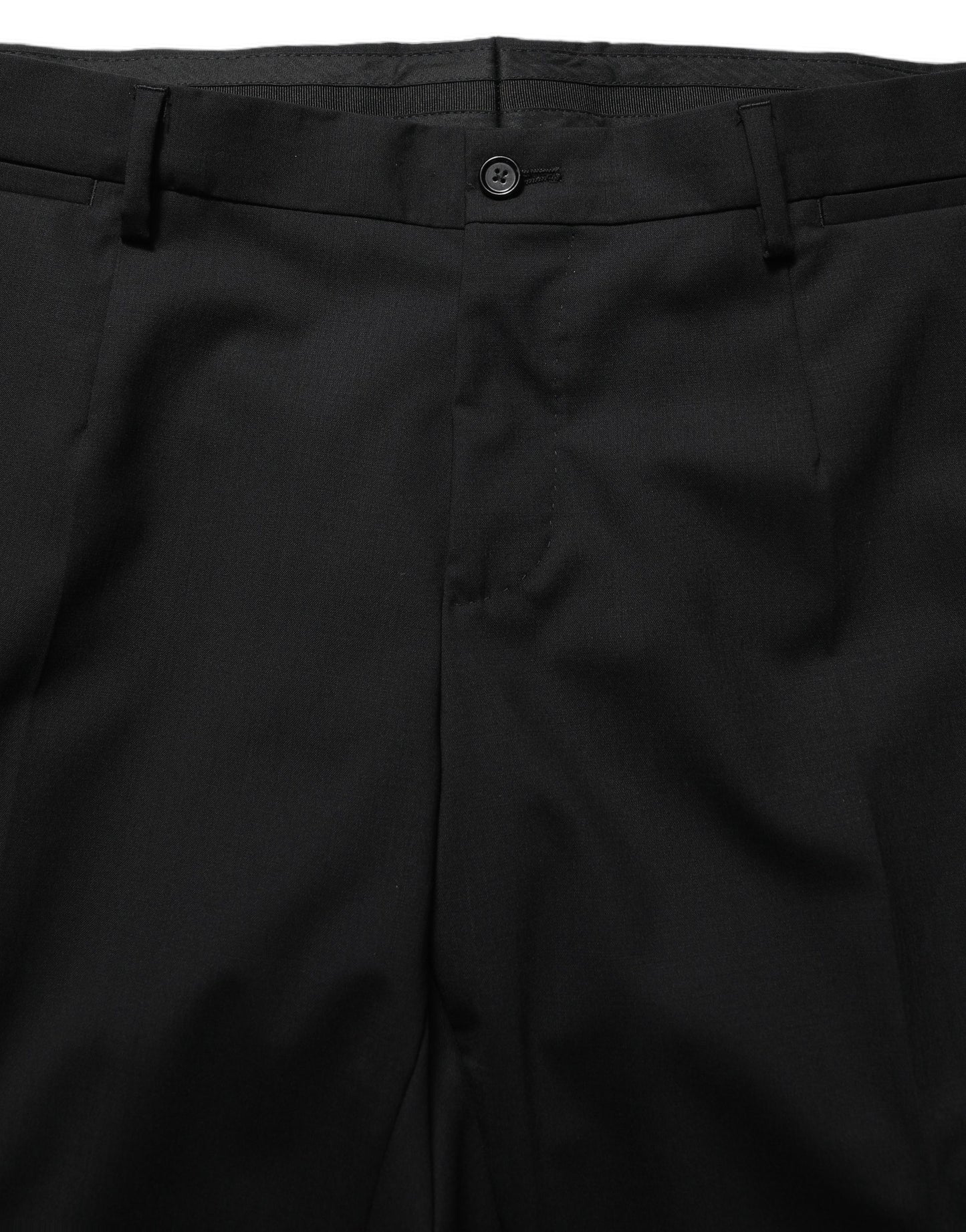 Traje de 2 piezas formal de lana negro de corte slim Dolce & Gabbana para hombre