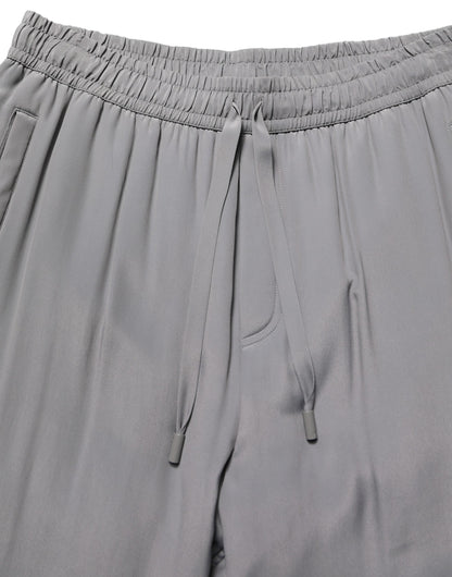 Pantalon de jogging en coton gris Dolce & Gabbana