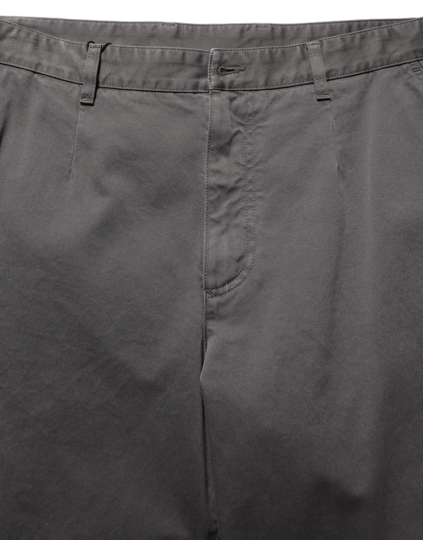Pantalón recto de hombre de tiro medio gris oscuro Dolce & Gabbana