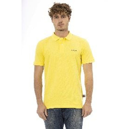 Baldinini Trend Black And White Cotton Polo Shirt