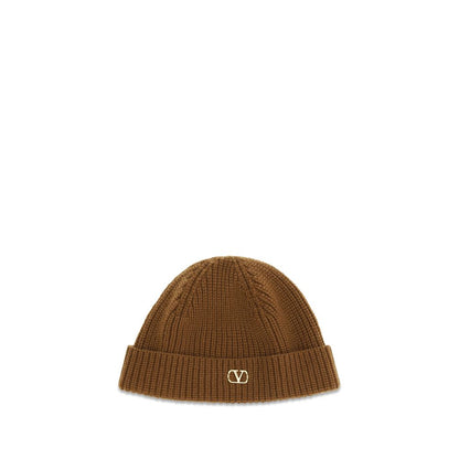 Gorro Valentino Garavani de Cachemira Marrón