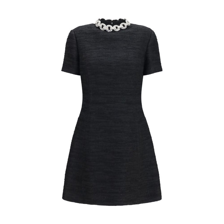 Vestido informal Valentino de algodón negro