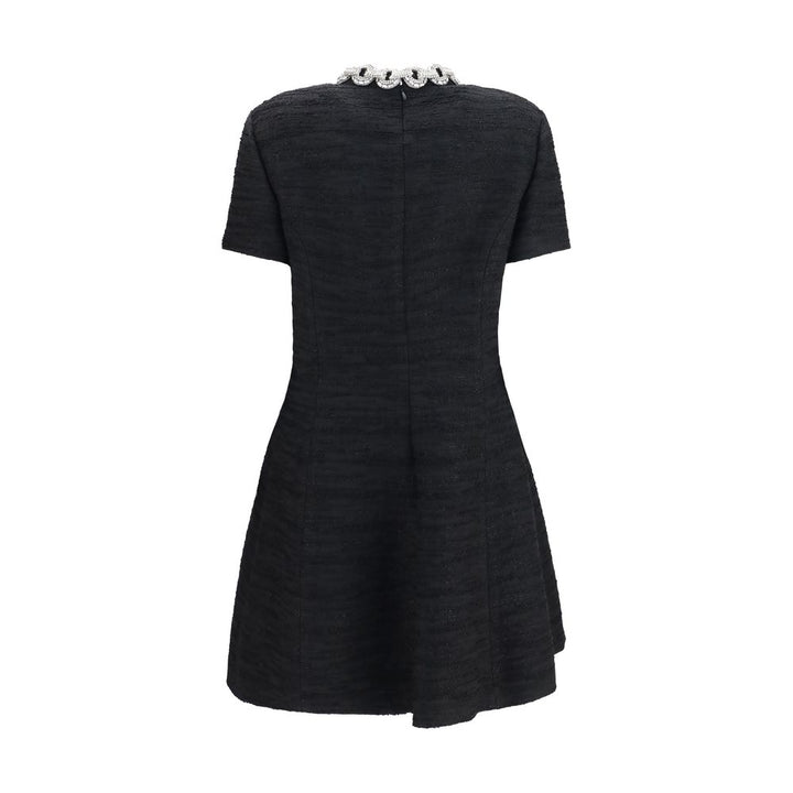 Vestido informal Valentino de algodón negro