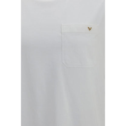 T-shirt Valentino en coton blanc