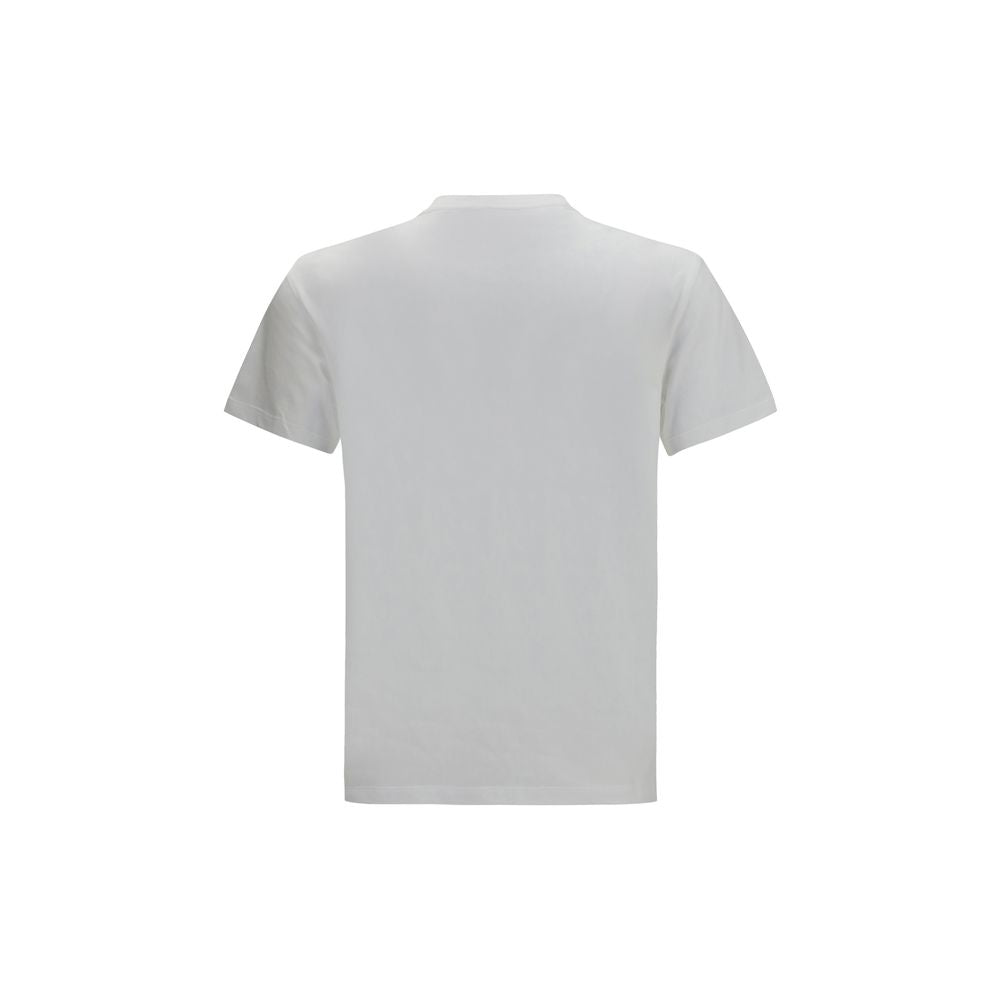 Camiseta de algodón blanca de Valentino