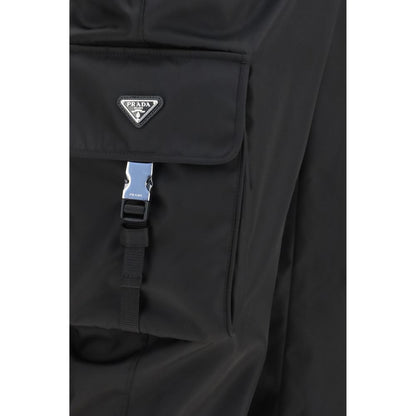 Pantalon Cargo Prada en Polyamide Noir