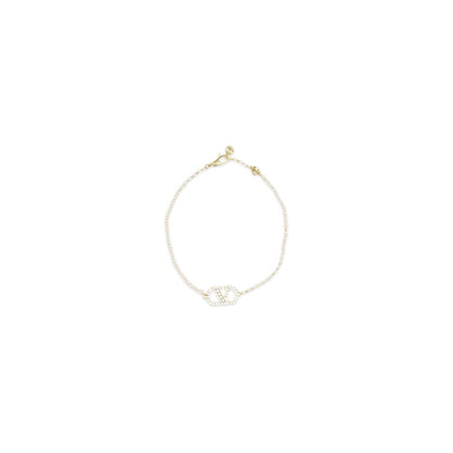 Bracelet Valentino Garavani en métal doré