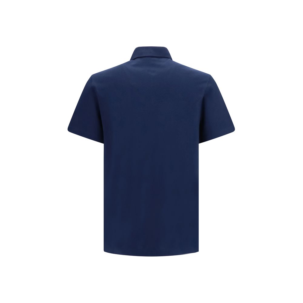 Polo Valentino en coton bleu