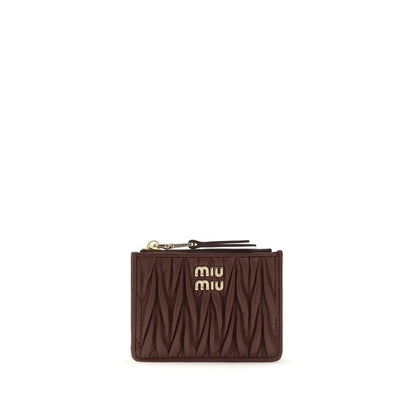 Cartera Miu Miu burdeos de cordero Ovis Aries Aries