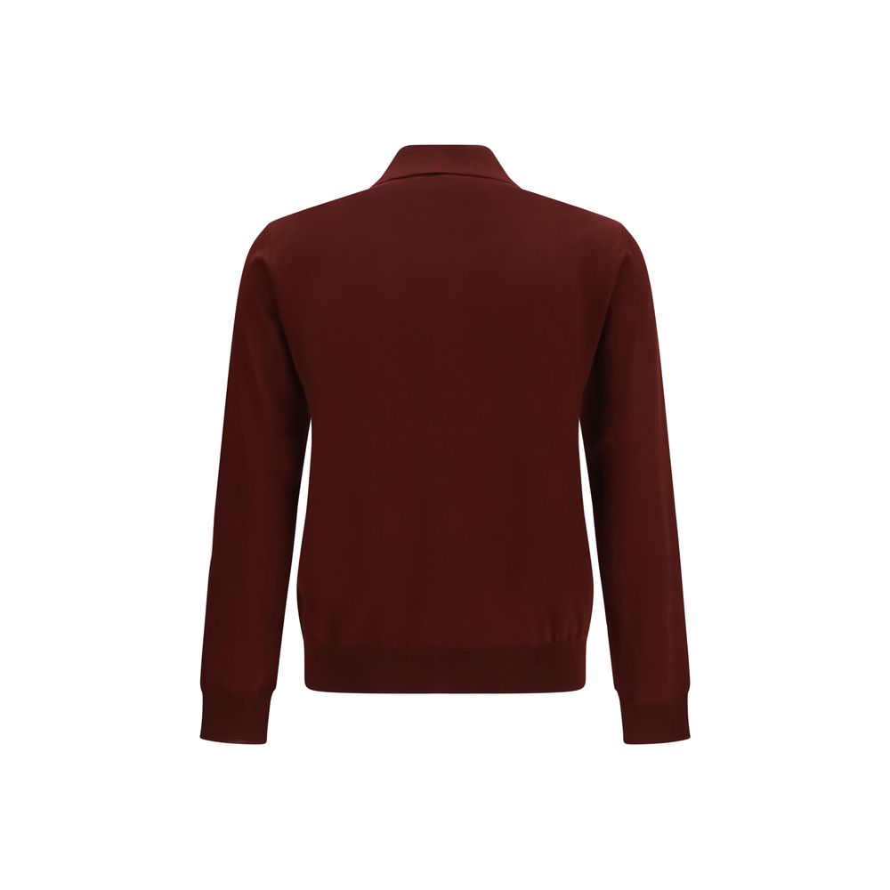 Camisa polo Valentino de lana Burdeos Oves Aries