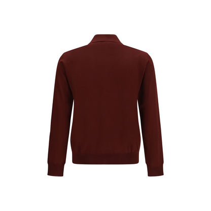 Camisa polo Valentino de lana Burdeos Oves Aries