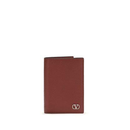 Portefeuille en cuir de veau multicolore Bos Taurus Valentino Garavani
