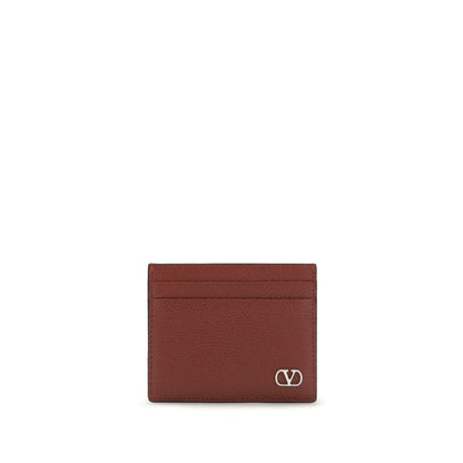 Cartera Valentino Garavani Bos Taurus de piel de becerro burdeos