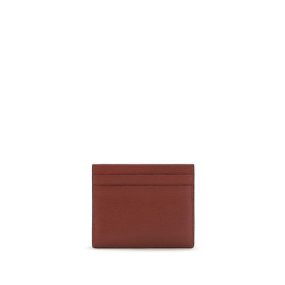 Cartera Valentino Garavani Bos Taurus de piel de becerro burdeos