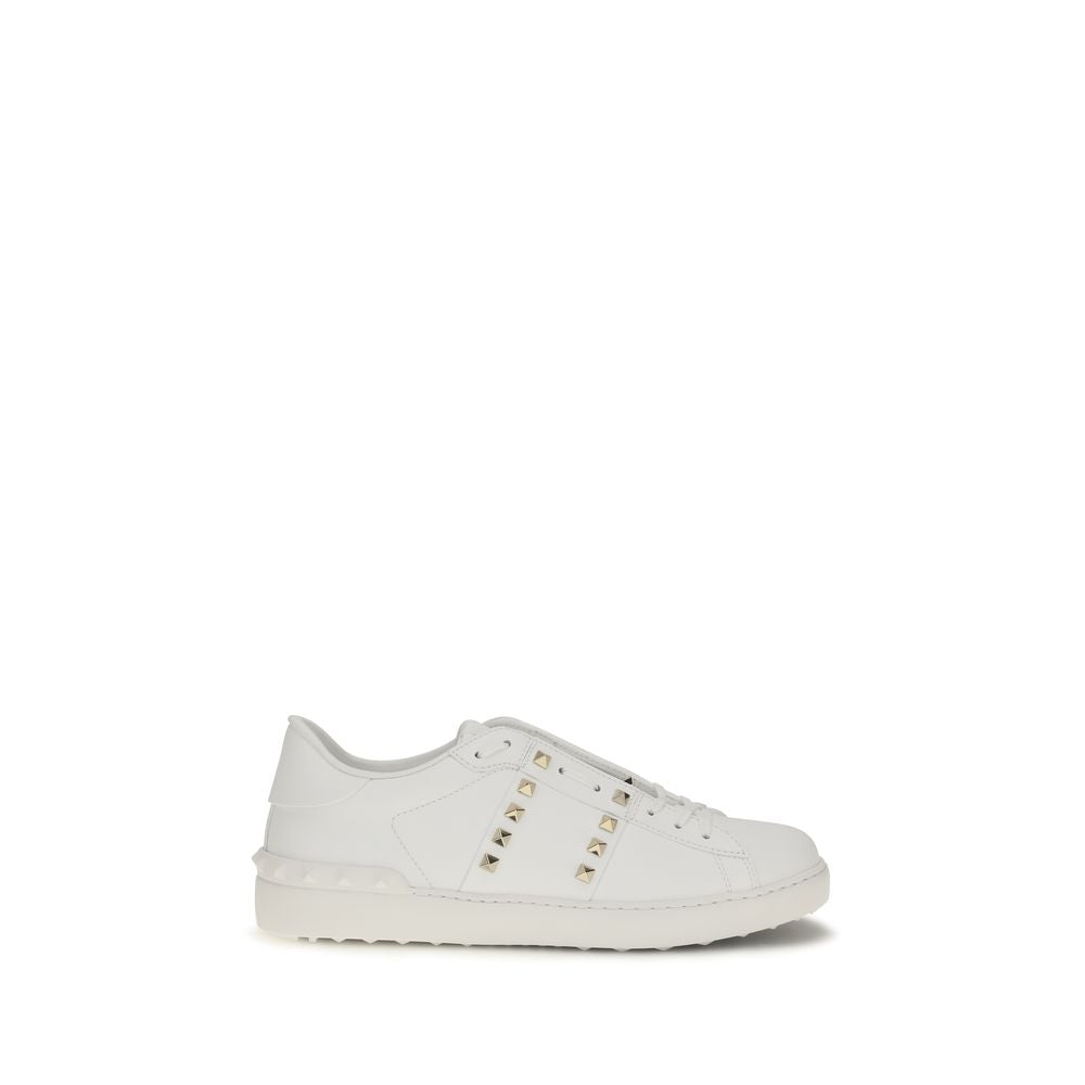 Zapatillas Valentino Garavani de piel de becerro blanca Bos Taurus