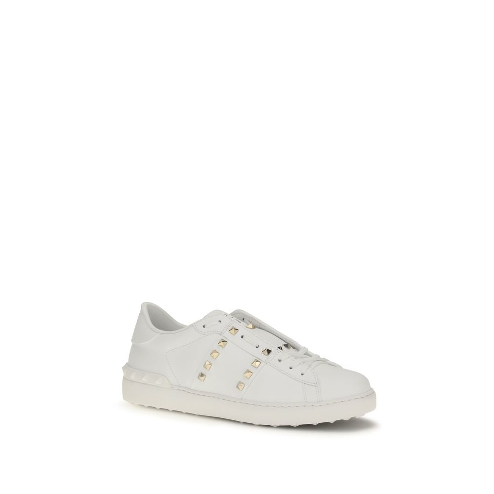 Zapatillas Valentino Garavani de piel de becerro blanca Bos Taurus