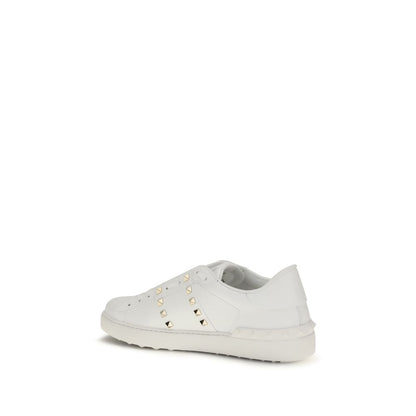 Zapatillas Valentino Garavani de piel de becerro blanca Bos Taurus
