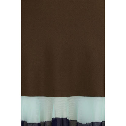 Fendi Multicolor Viscose Casual Dress