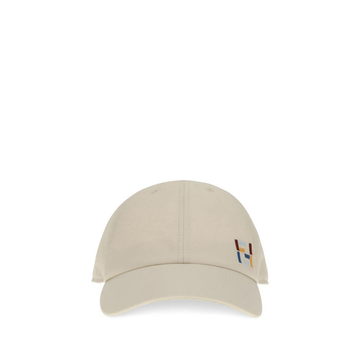 Fendi White Cotton Cap (Baseball Hat)