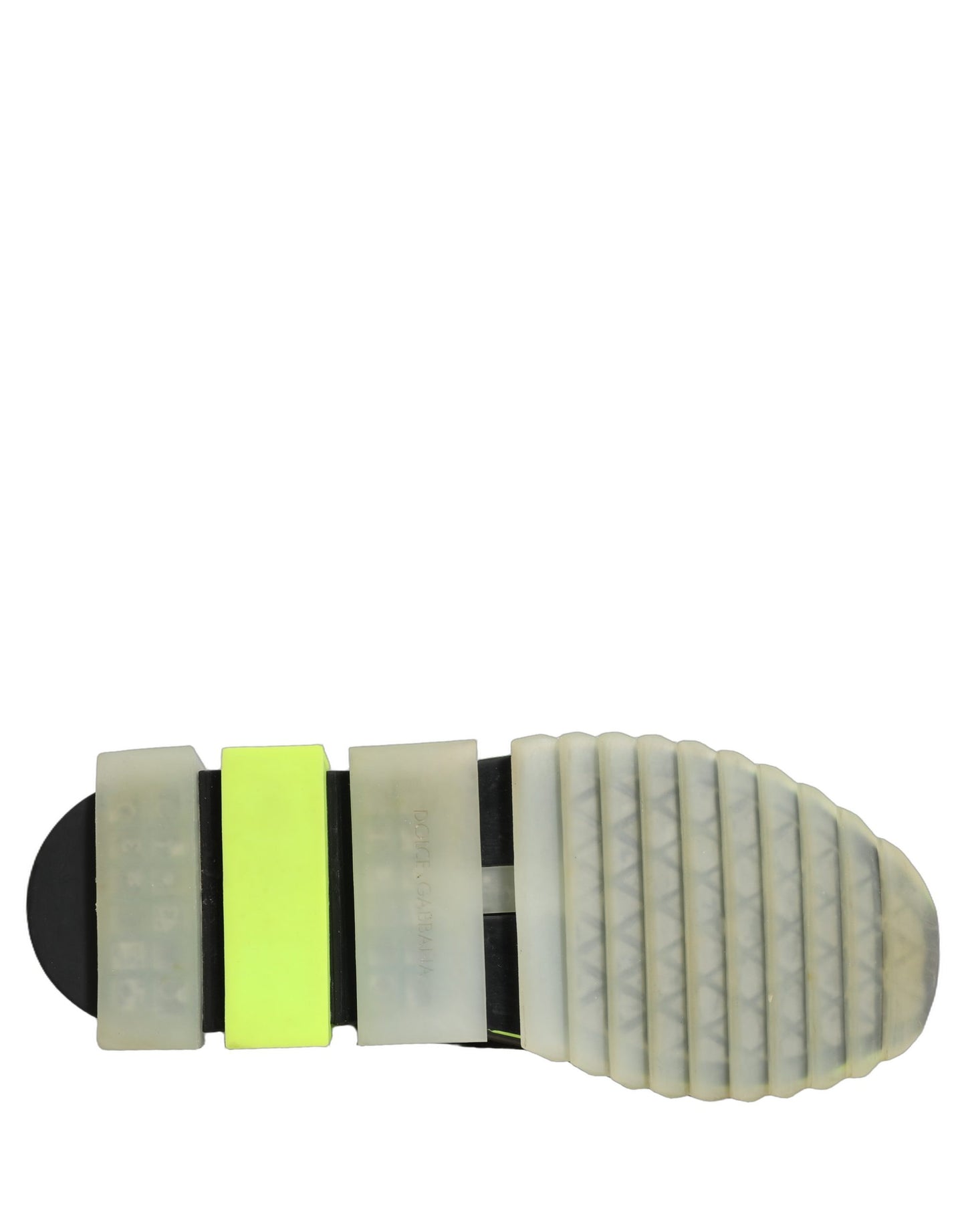 Dolce & Gabbana Black Green Sorrento Low Top Sneakers Shoes