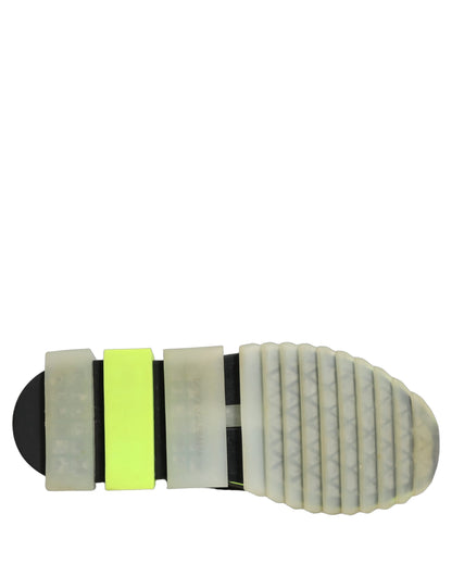 Dolce & Gabbana Black Green Sorrento Low Top Sneakers Shoes